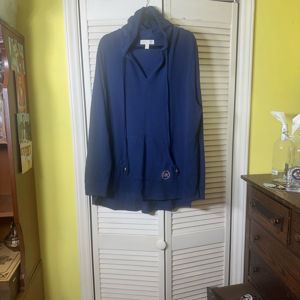 MK Hoodie with Front Pocket and Drawstring